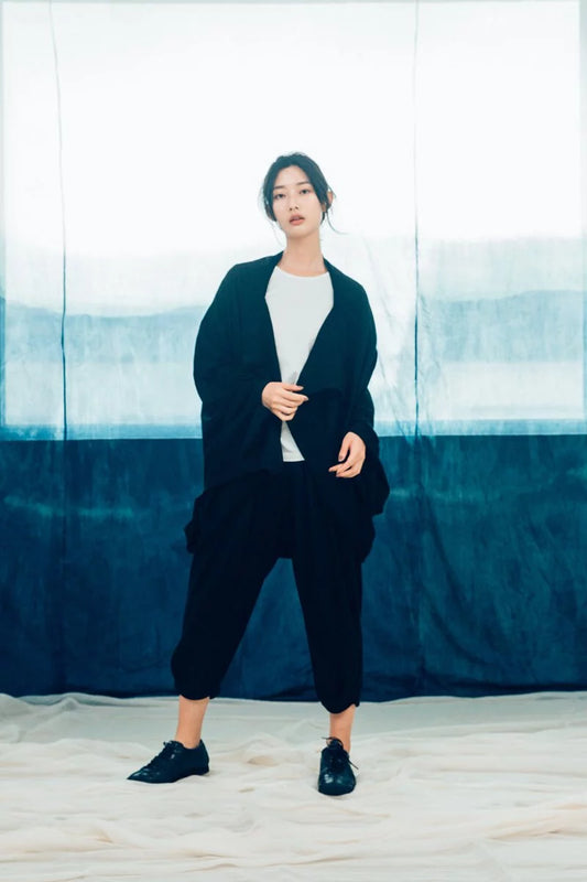 旋轉披肩外套 有機棉 Organic Cotton