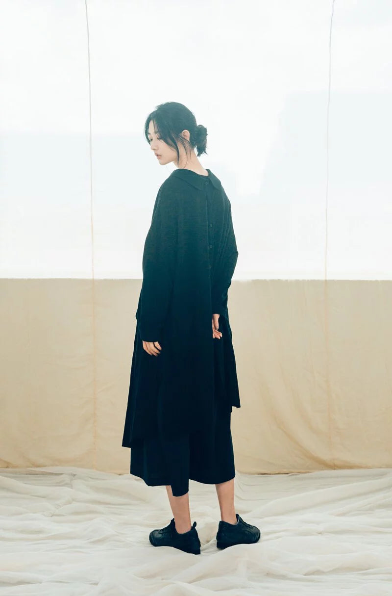 Bright Moon. Double-sided dress, organic cotton.