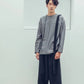 Wanderer One-Strap Low-Crotch Pants (Black/Grey) Organic Cotton & Recycle