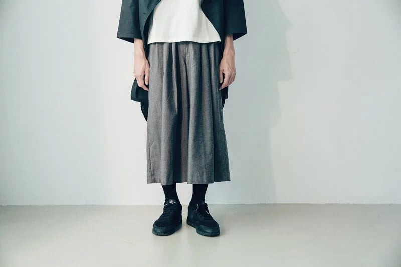 重返70年代 復古寬褲（灰/黑） Organic Cotton & Recycle