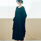 Bright Moon. Double-sided dress, organic cotton.