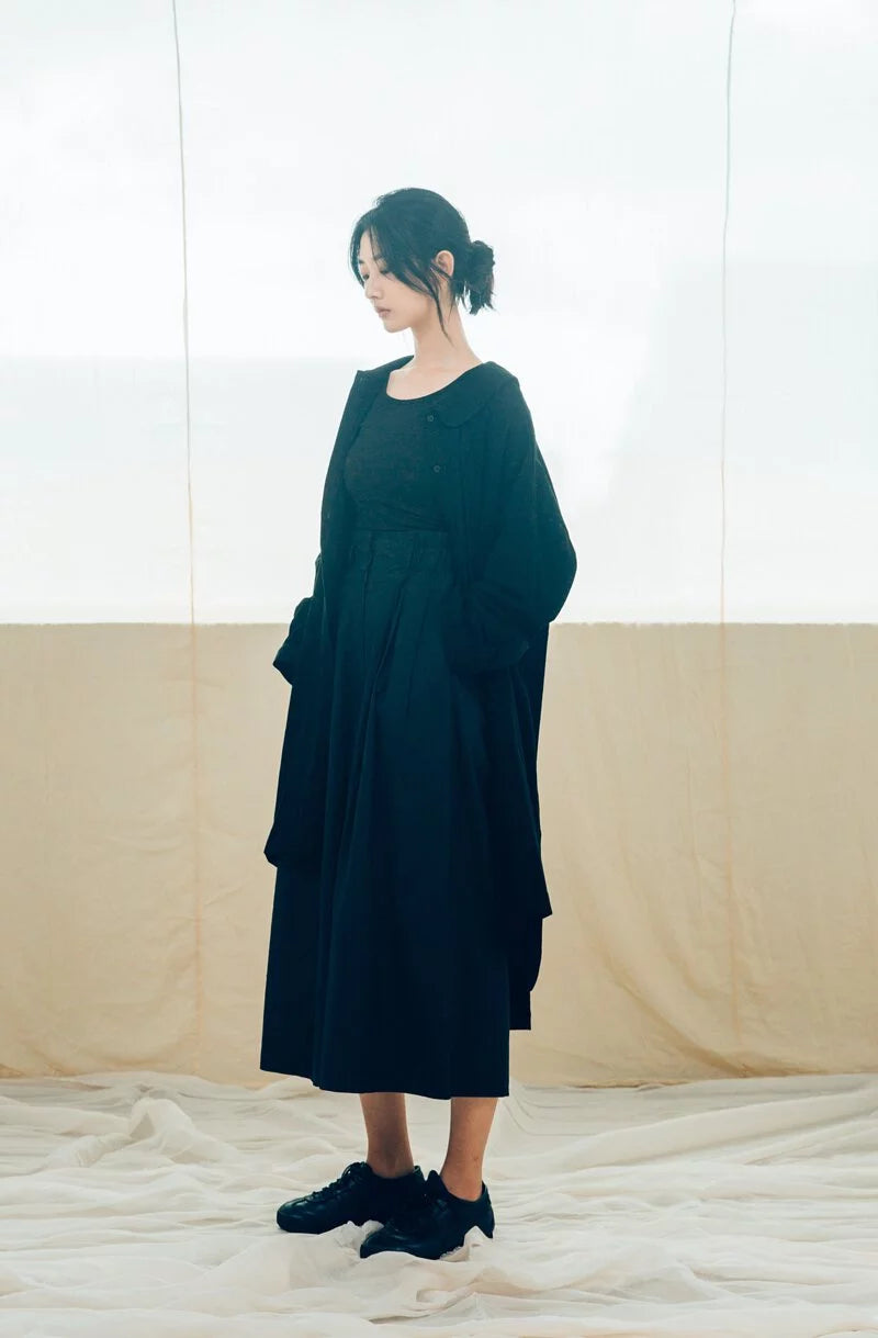 Bright Moon. Double-sided dress, organic cotton.