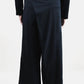 Chains Discount Flat Knit Wide-Leg Pants (Black/Grey) Organic Cotton & Recycle