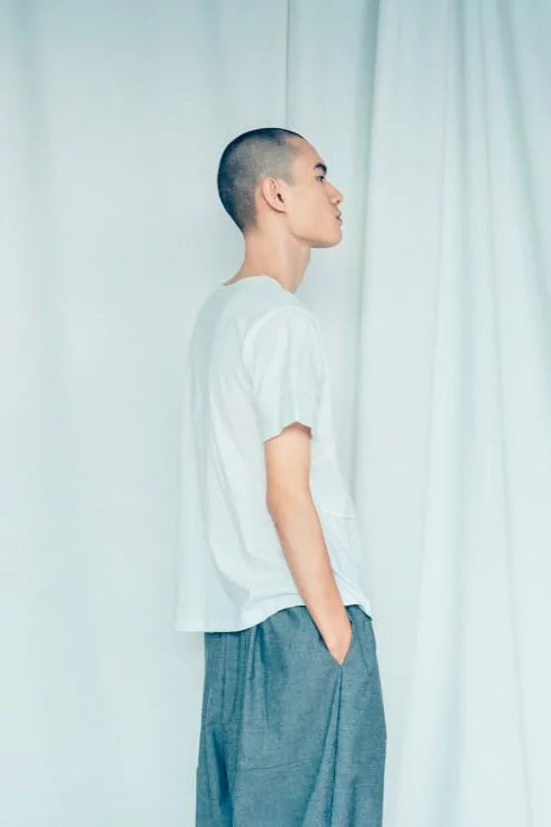 點、線、面(斜角) 有機棉短袖T Organic Cotton