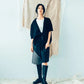 Reversible shorts in organic cotton & recycle