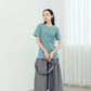 Wanderer One-Strap Low-Crotch Pants (Black/Grey) Organic Cotton & Recycle