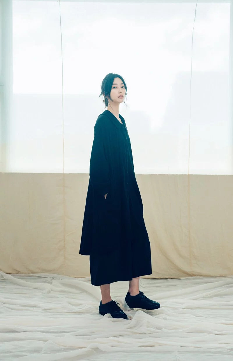 Bright Moon. Double-sided dress, organic cotton.