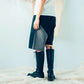 Reversible shorts in organic cotton & recycle