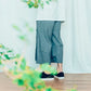 Amoeba Button-Down Pants (Black/Grey) Organic Cotton & Recycle