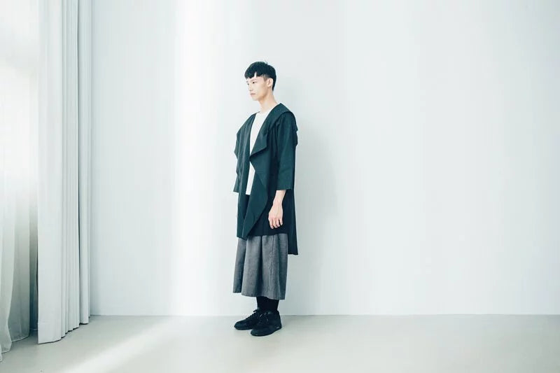 重返70年代 復古寬褲（灰/黑） Organic Cotton & Recycle