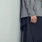 Double-layered culottes (black/grey) Organic Cotton & Recycle
