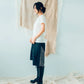 Reversible shorts in organic cotton & recycle