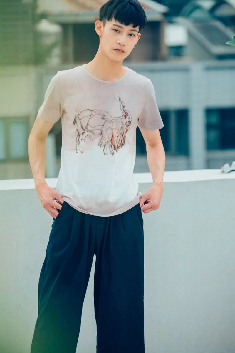 捻角山羊 有機棉短袖T Organic Cotton