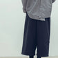 Wanderer One-Strap Low-Crotch Pants (Black/Grey) Organic Cotton & Recycle