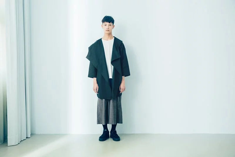 重返70年代 復古寬褲（灰/黑） Organic Cotton & Recycle