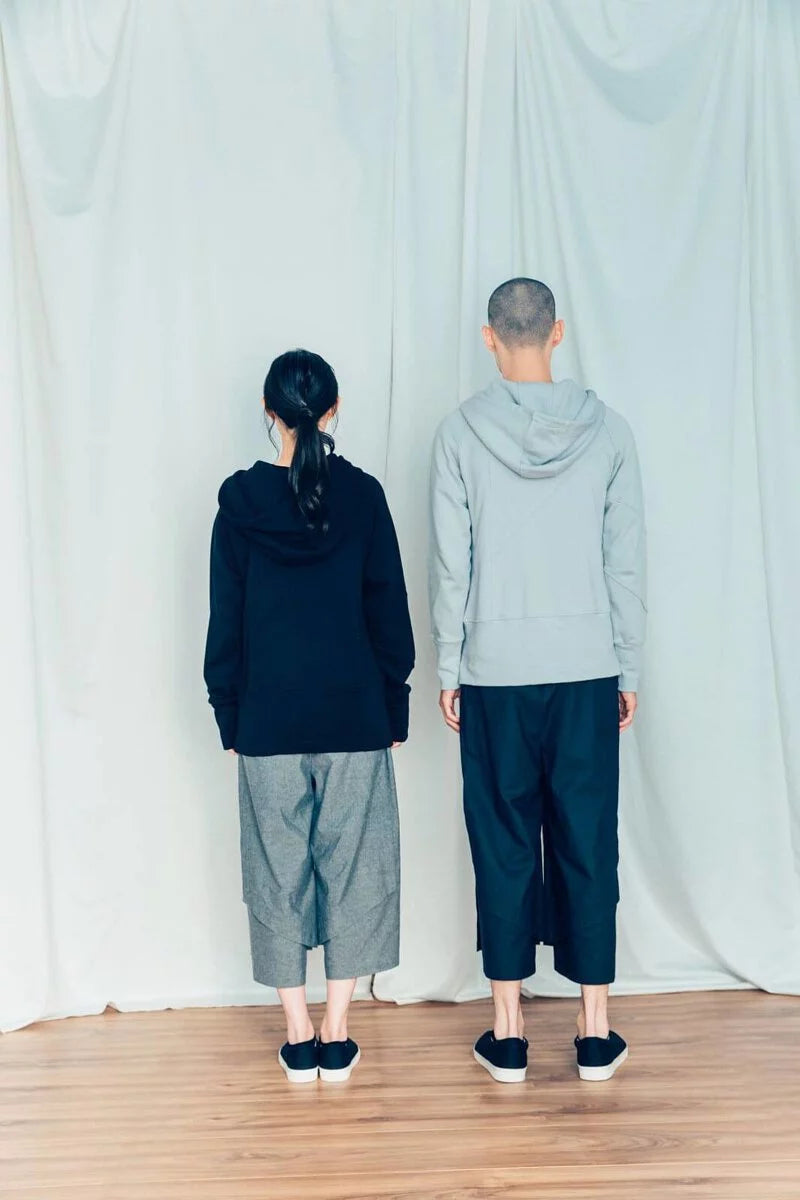 Hooded Jacket (Grey) Organic Cotton