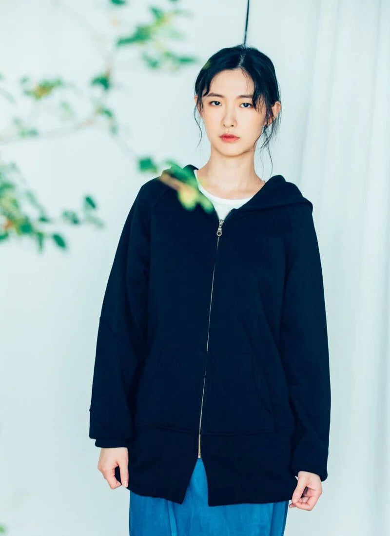 Hooded Jacket (Grey) Organic Cotton