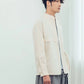 Mirror Reflection Asymmetrical Stand Collar Shirt (Original) Organic Cotton & Recycle